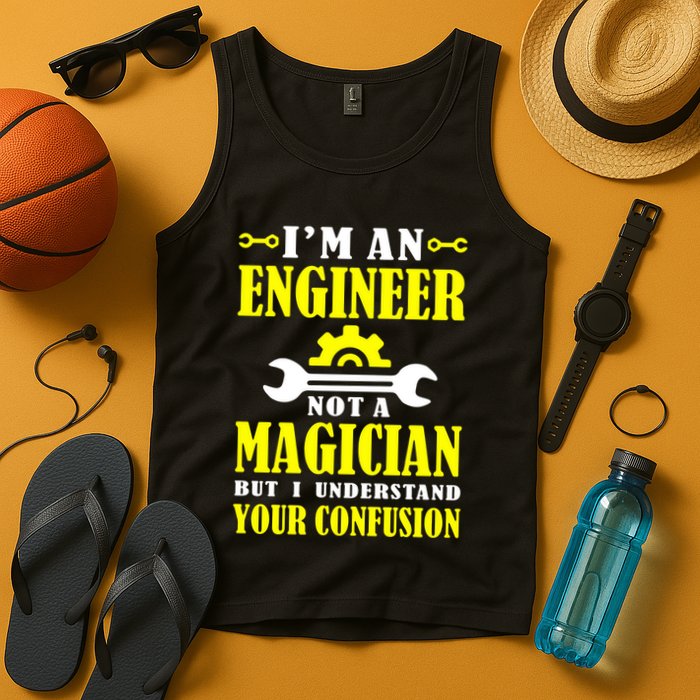 Engineer Not A Magician But I Understand Your Confusion Tank Top