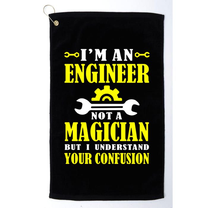 Engineer Not A Magician But I Understand Your Confusion Golf Towel