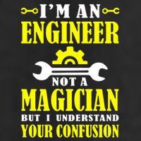 Engineer Not A Magician But I Understand Your Confusion Golf Towel