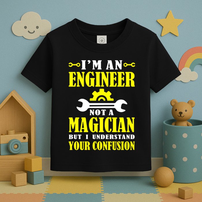 Engineer Not A Magician But I Understand Your Confusion Toddler T-Shirt