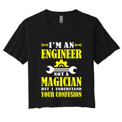 Engineer Not A Magician But I Understand Your Confusion Crop Top