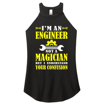 Engineer Not A Magician But I Understand Your Confusion Women's Perfect Tri Rocker Tank