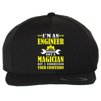 Engineer Not A Magician But I Understand Your Confusion Wool Snapback Cap