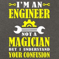 Engineer Not A Magician But I Understand Your Confusion Cotton Canvas Backpack