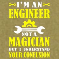 Engineer Not A Magician But I Understand Your Confusion Garment-Dyed Women's Muscle Tee