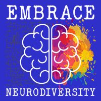Embrace Neurodiversity Autism Adhd Asd Rainbow Brain Gift 16 in Basic Backpack