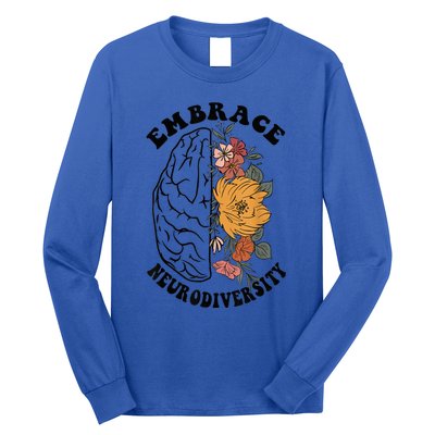 Embrace Neurodiversity Autism Awareness ASD Long Sleeve Shirt