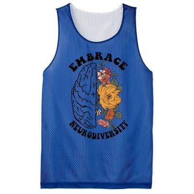 Embrace Neurodiversity Autism Awareness ASD Mesh Reversible Basketball Jersey Tank