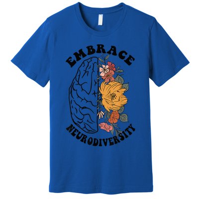 Embrace Neurodiversity Autism Awareness ASD Premium T-Shirt