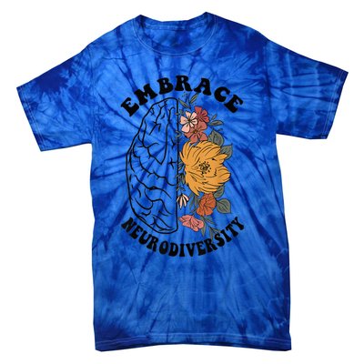 Embrace Neurodiversity Autism Awareness ASD Tie-Dye T-Shirt