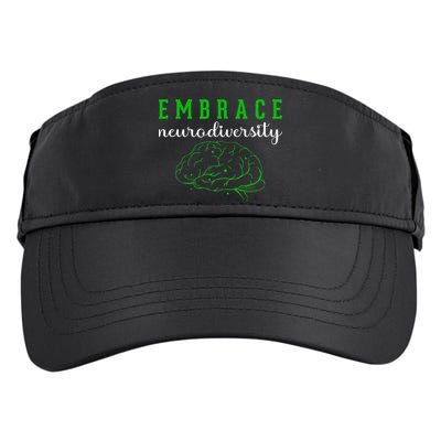 Embrace Neurodiversity ADHD Autism Awareness Adult Drive Performance Visor