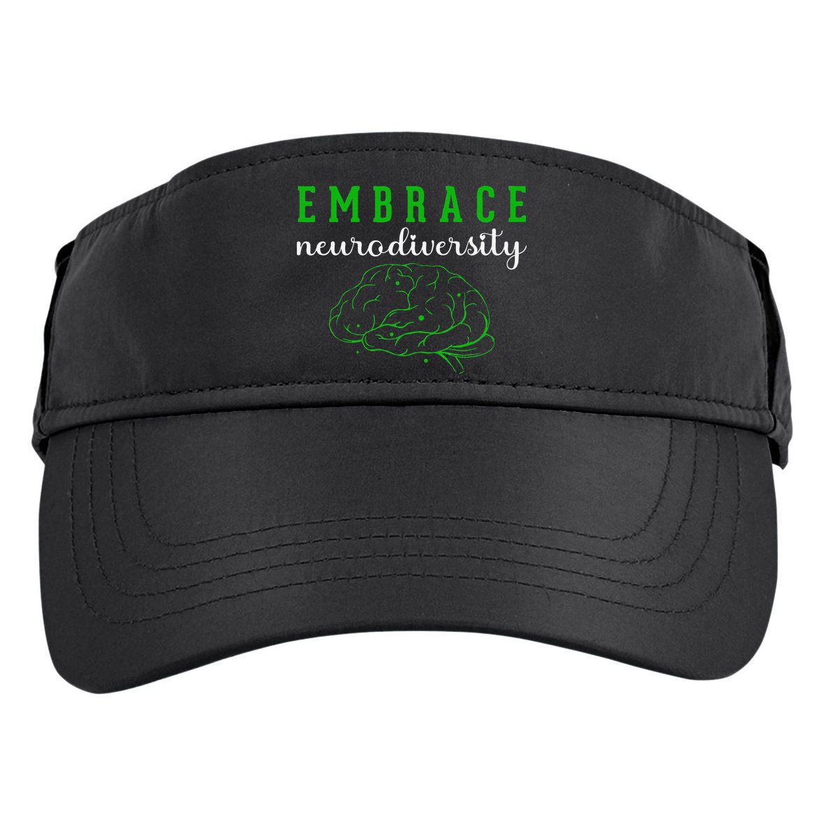 Embrace Neurodiversity ADHD Autism Awareness Adult Drive Performance Visor