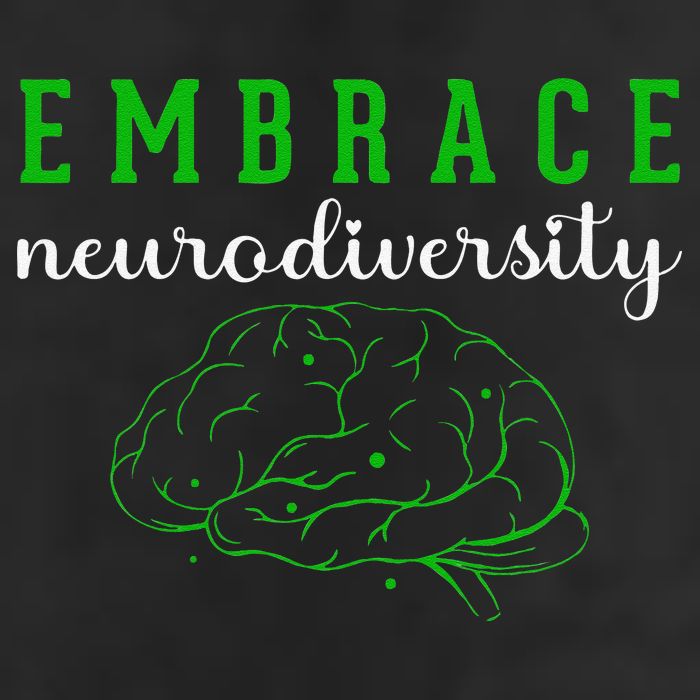 Embrace Neurodiversity ADHD Autism Awareness Adult Drive Performance Visor