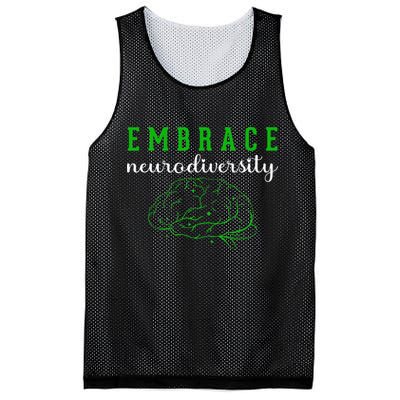 Embrace Neurodiversity ADHD Autism Awareness Mesh Reversible Basketball Jersey Tank