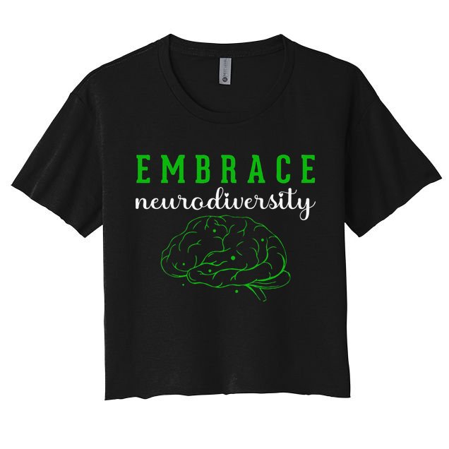 Embrace Neurodiversity ADHD Autism Awareness Crop Top