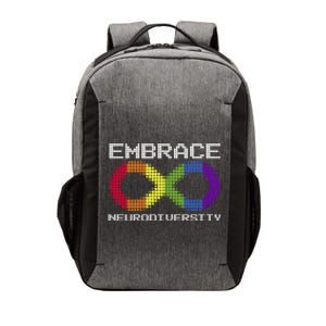 Embrace Neurodiversity Autism Adhd Asd Rainbow Brain Gift Vector Backpack