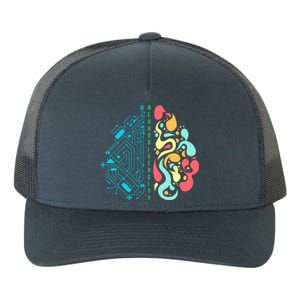 Embrace Neurodiversity Brain Gift For Autism Awareness Gift Yupoong Adult 5-Panel Trucker Hat