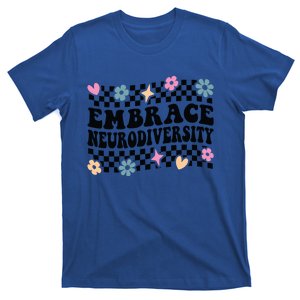 Embrace Neurodiversity Brain Autism Awareness Adhd Autistic Gift T-Shirt