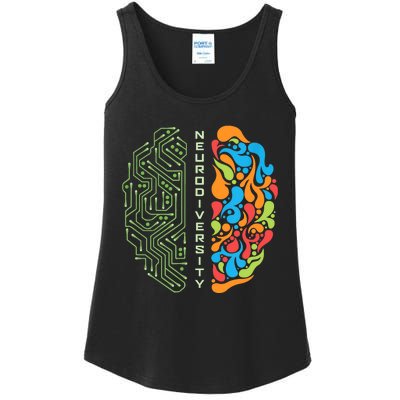 Embrace Neurodiversity Brain Ladies Essential Tank