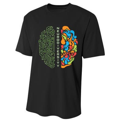 Embrace Neurodiversity Brain Performance Sprint T-Shirt