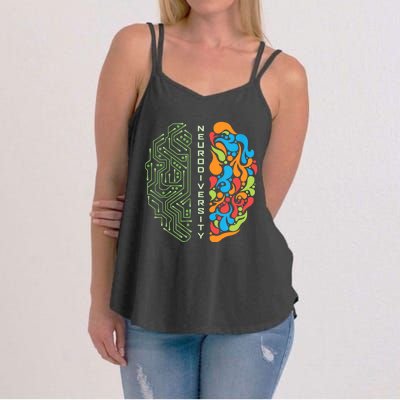 Embrace Neurodiversity Brain Women's Strappy Tank