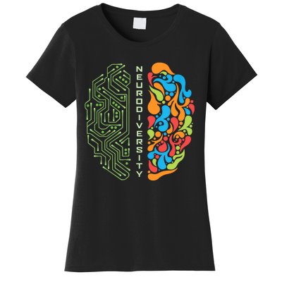 Embrace Neurodiversity Brain Women's T-Shirt