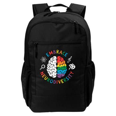 Embrace Neurodiversity Brain Autism Awareness ADHD Autistic  Backpack