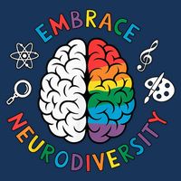 Embrace Neurodiversity Brain Autism Awareness ADHD Autistic  Drawstring Bag