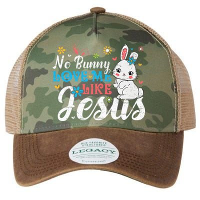 Easter No Bunny Loves Me Like Jesus Religious Legacy Tie Dye Trucker Hat