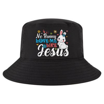 Easter No Bunny Loves Me Like Jesus Religious Cool Comfort Performance Bucket Hat