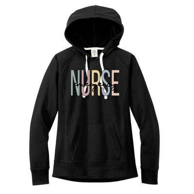 Emergency Nurse Boho Emergency Nursing Cute Gift Women's Fleece Hoodie