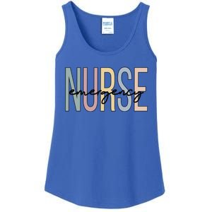 Emergency Nurse Boho Emergency Nursing Cute Gift Ladies Essential Tank