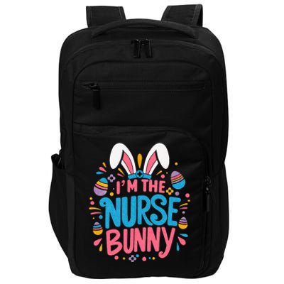 Easter Nurse Bunny Happy Easter Egg Stethoscope Nurse Impact Tech Backpack