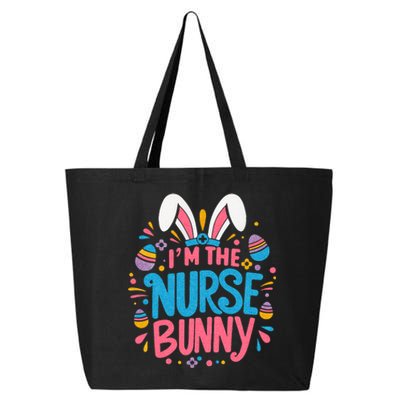 Easter Nurse Bunny Happy Easter Egg Stethoscope Nurse 25L Jumbo Tote