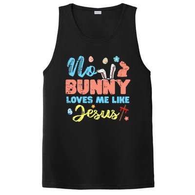 Easter No Bunny Loves Me Like Jesus Religious PosiCharge Competitor Tank