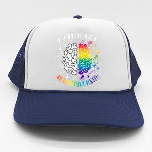 Embrace Neurodiversity Brain Autism Awareness Trucker Hat