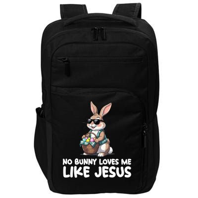 Easter No Bunny Loves Me Like Jesus Christian Impact Tech Backpack
