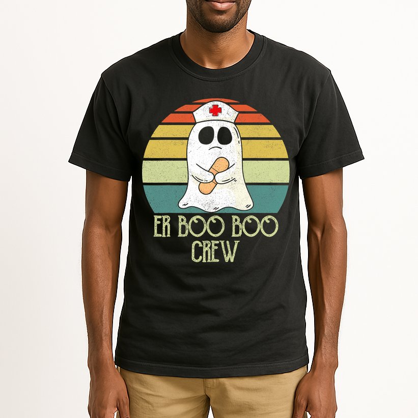 ER Nurse Boo Boo Crew Women Halloween Costume Nursing Tall T-Shirt