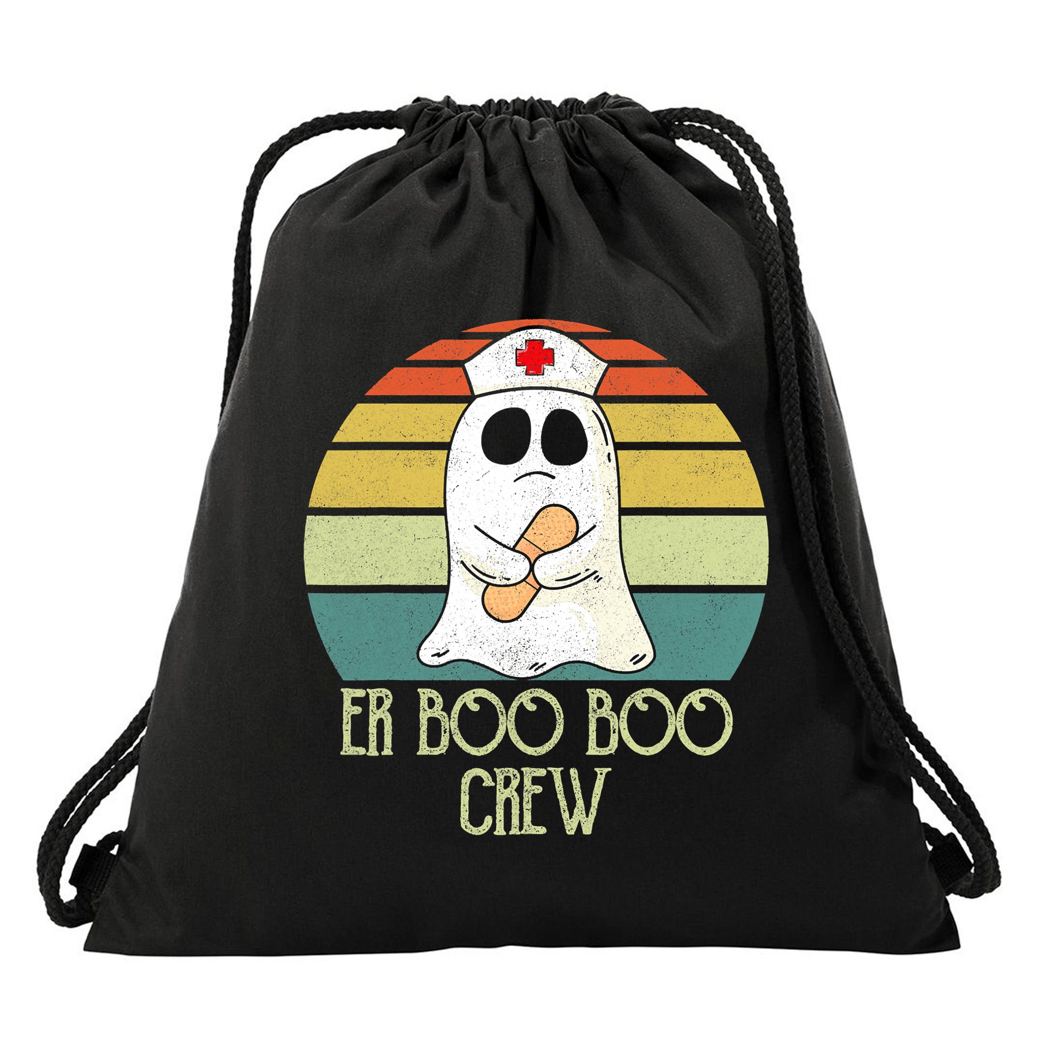ER Nurse Boo Boo Crew Women Halloween Costume Nursing Drawstring Bag