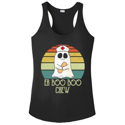 ER Nurse Boo Boo Crew Women Halloween Costume Nursing Ladies PosiCharge Competitor Racerback Tank