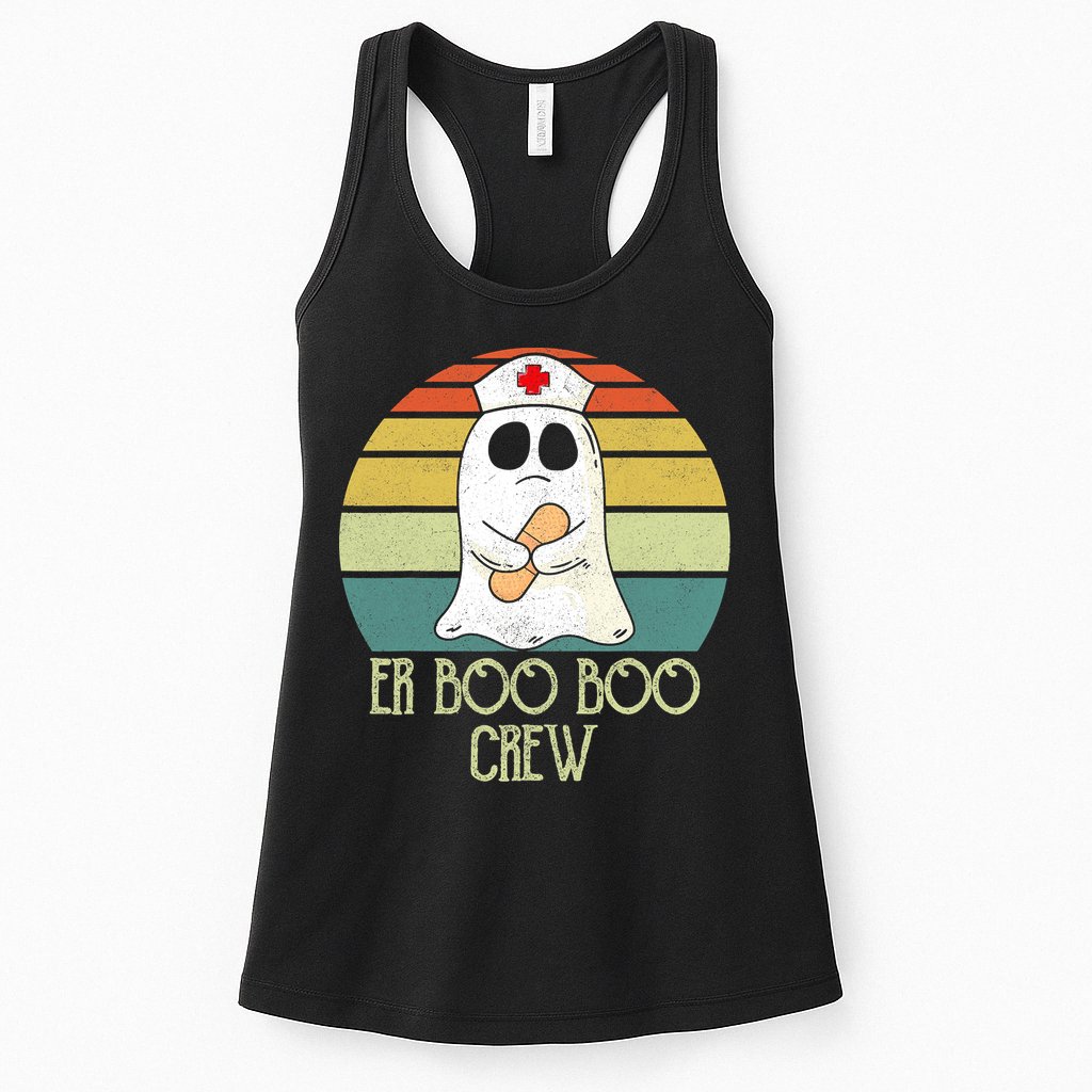 ER Nurse Boo Boo Crew Women Halloween Costume Nursing Womens Tank Top