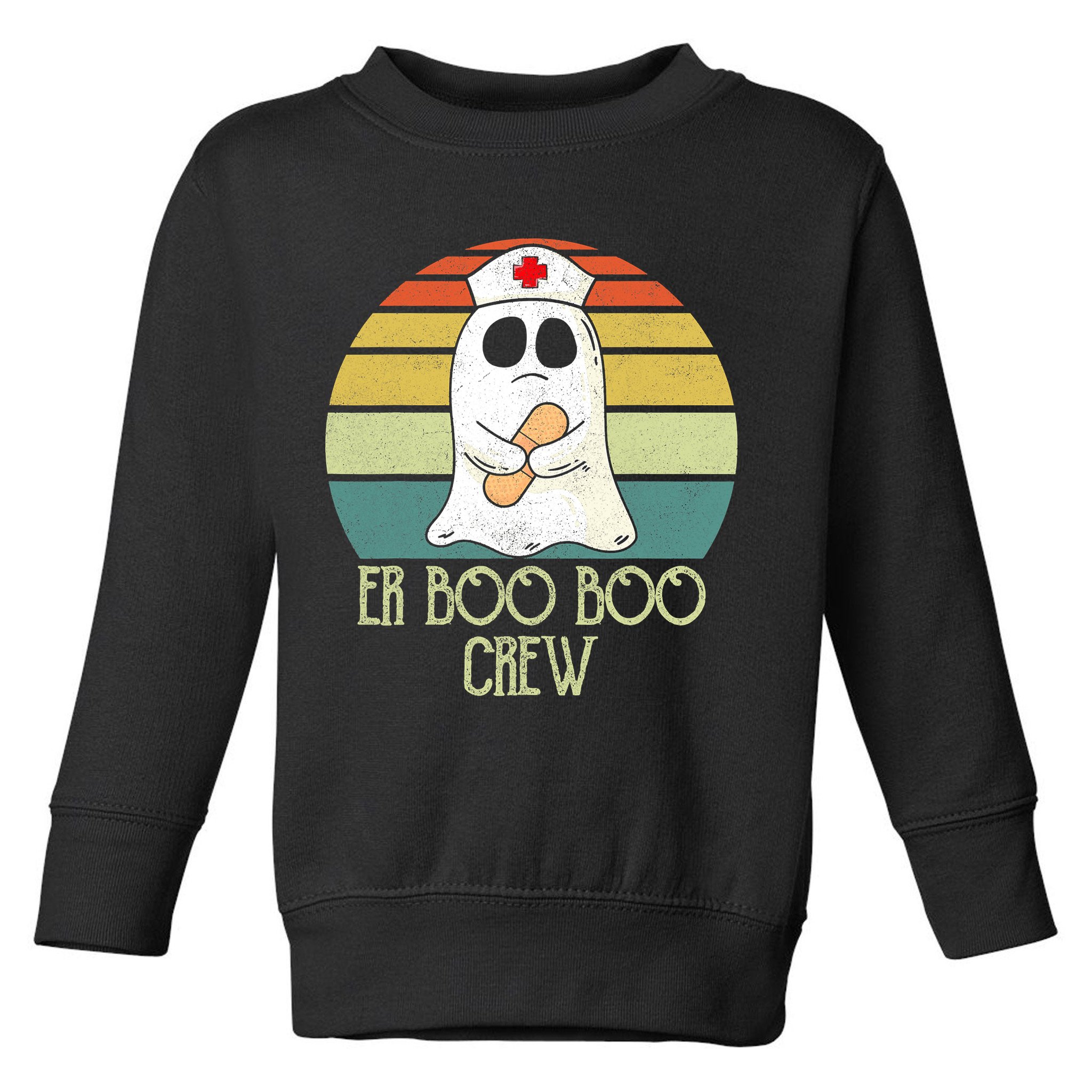 ER Nurse Boo Boo Crew Women Halloween Costume Nursing Toddler Sweatshirt