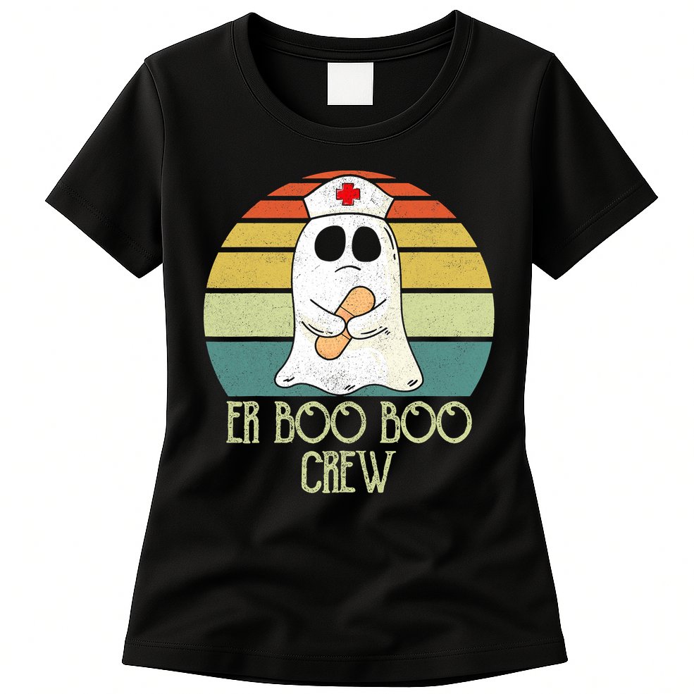 ER Nurse Boo Boo Crew Women Halloween Costume Nursing Womens T-Shirt