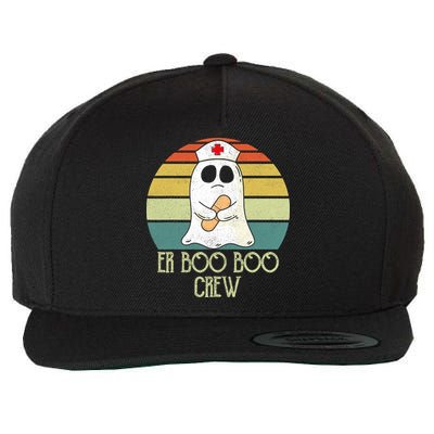 ER Nurse Boo Boo Crew Women Halloween Costume Nursing Wool Snapback Cap