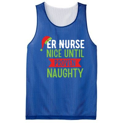 Er Nurse Christmas Funny Nice Gift Mesh Reversible Basketball Jersey Tank