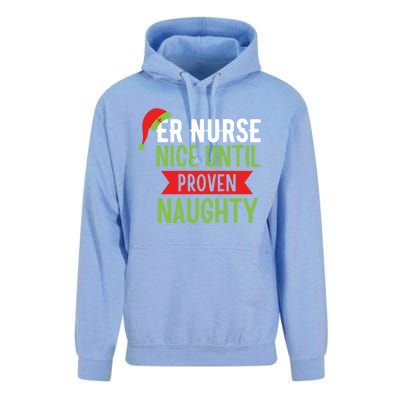 Er Nurse Christmas Funny Nice Gift Unisex Surf Hoodie