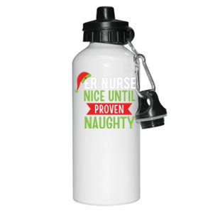 Er Nurse Christmas Funny Nice Gift Aluminum Water Bottle