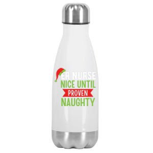 Er Nurse Christmas Funny Nice Gift Stainless Steel Insulated Water Bottle