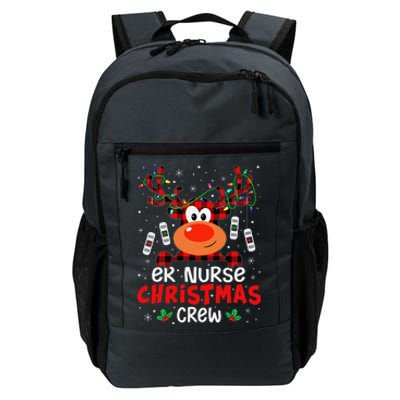 ER Nurse Christmas Crew Cute Reindeer Xmas Love Nurse Life Daily Commute Backpack