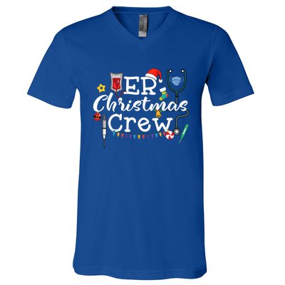 Er Nurse Christmas Crew Cool Gift V-Neck T-Shirt